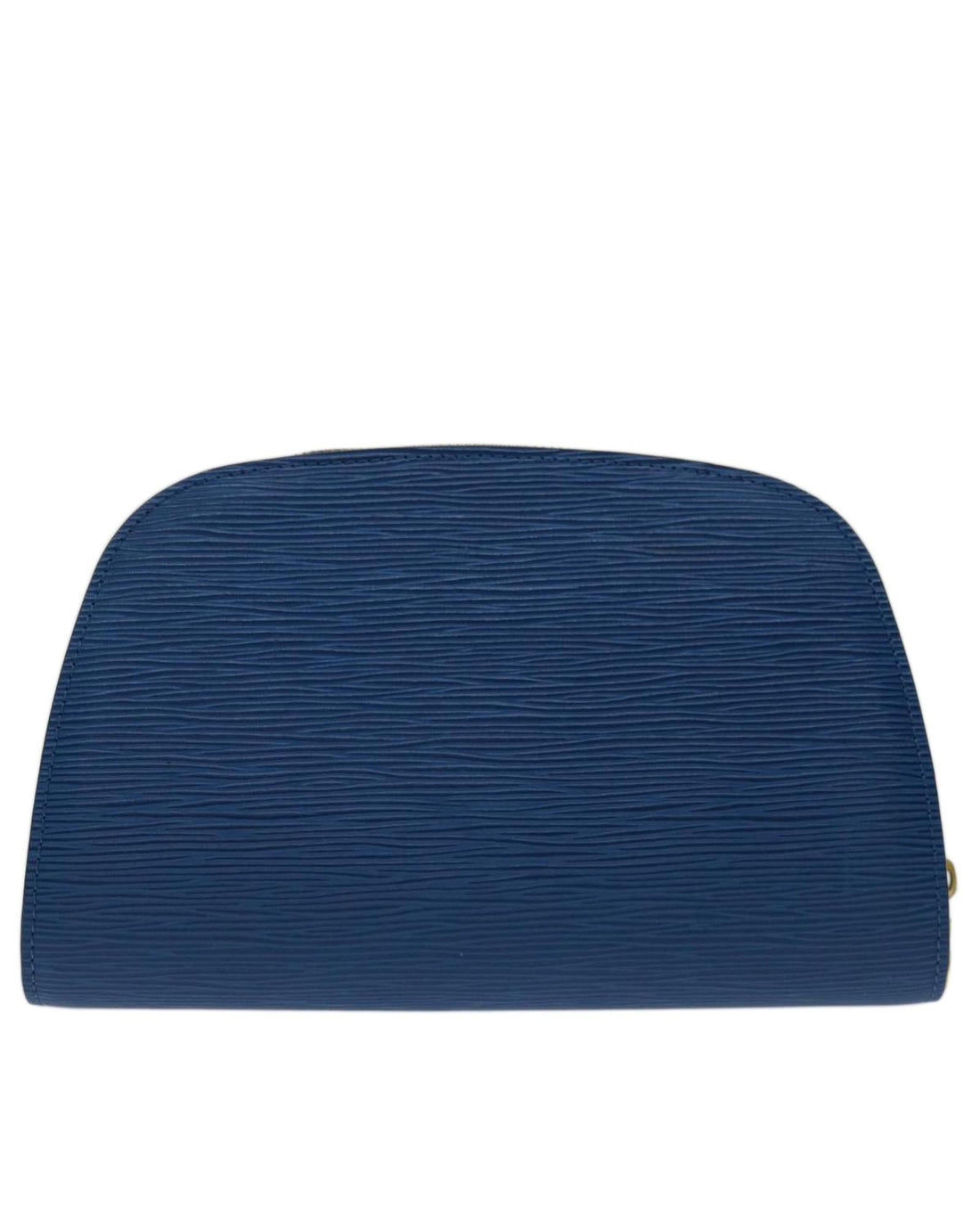 Blue Epi Leather Pouch with Metal Fittings -  LV Fashion Accessory
