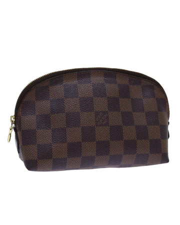Damier Ebene Canvas Pochette Cosmetic Pouch -  LV