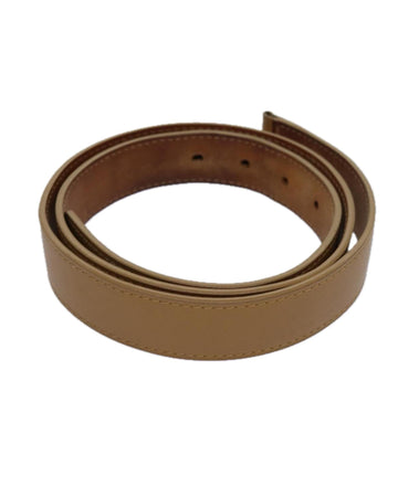 Beige Leather Belt with Clasp LV ated