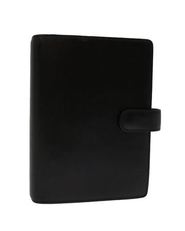 Nomad Leather Day Planner Cover with Ruler Accessory - Black