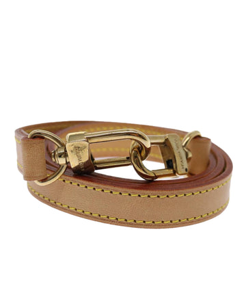 Beige Leather Shoulder Strap for Designer Handbags