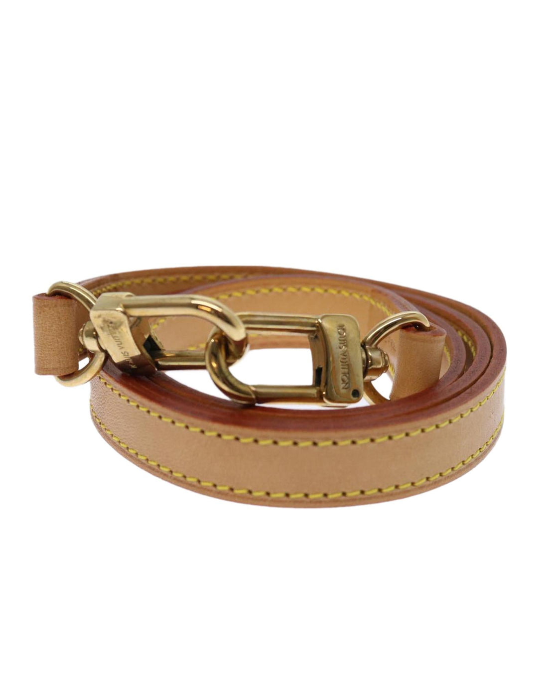 Beige Leather Shoulder Strap for Designer Handbags