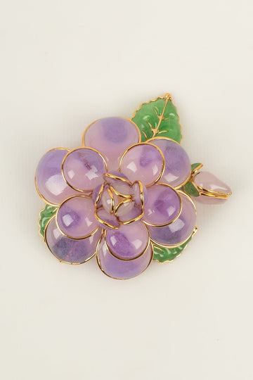 Broche / pendentif fleur Augustine