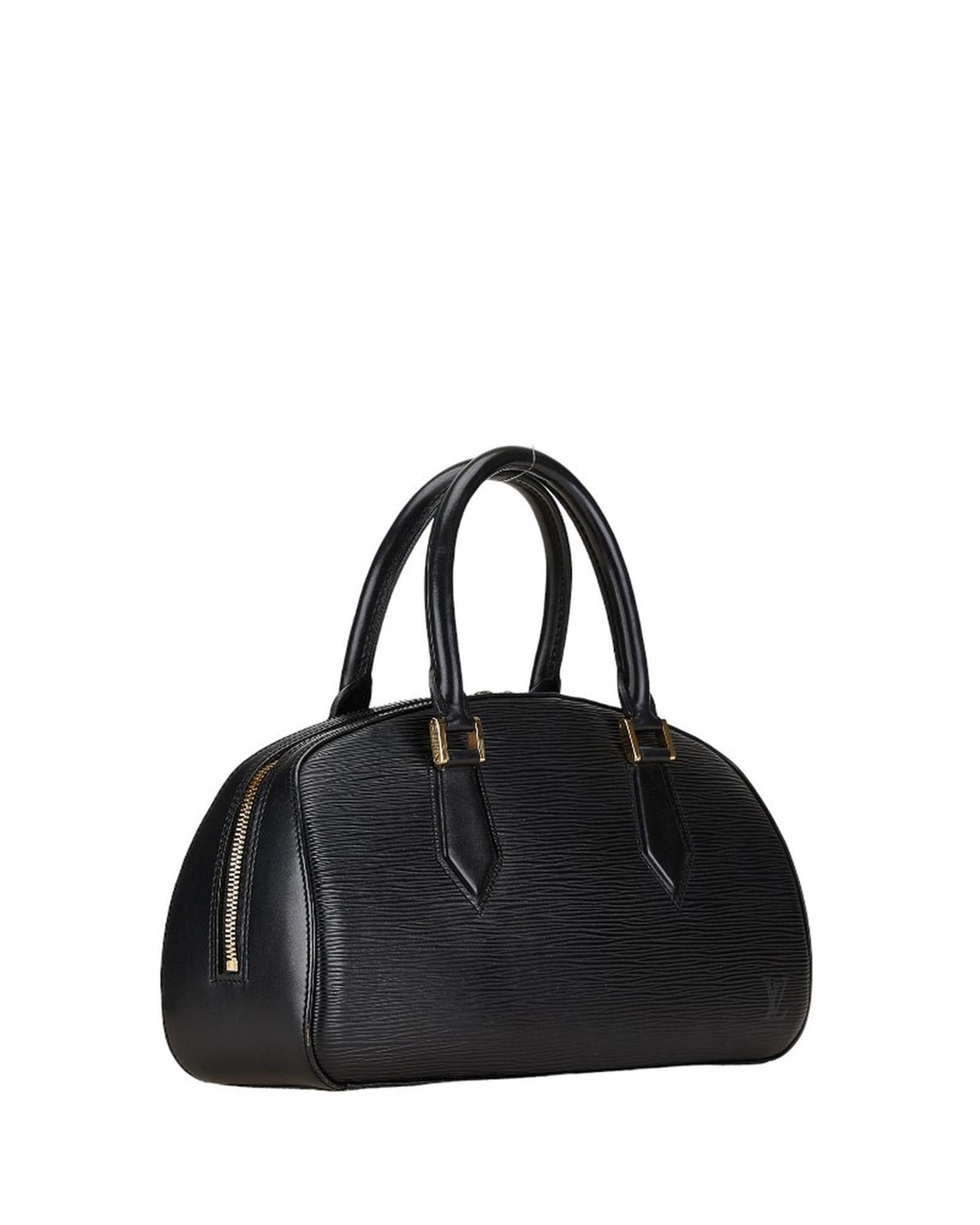 Black Leather Louis Vuitton Handbag - Very Good Condition