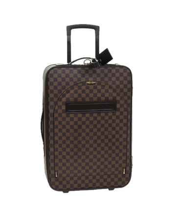 Damier Ebene Suitcase with Name Tag and Accessories