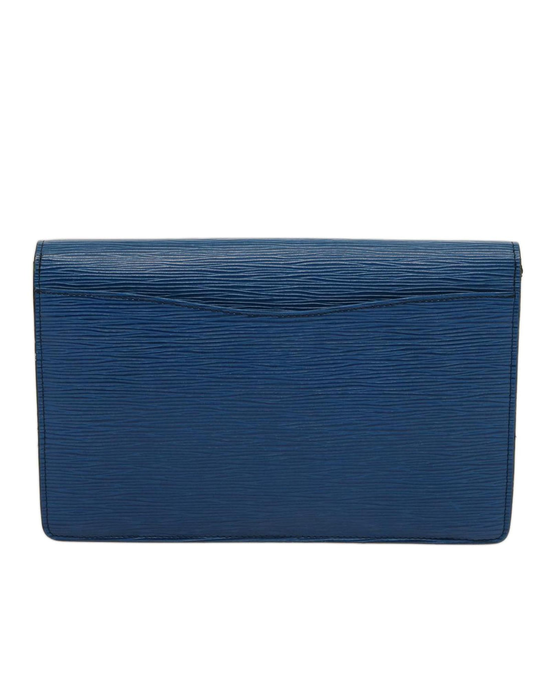 Louis Vuitton Pochette Clutch Blue Epi Leather
