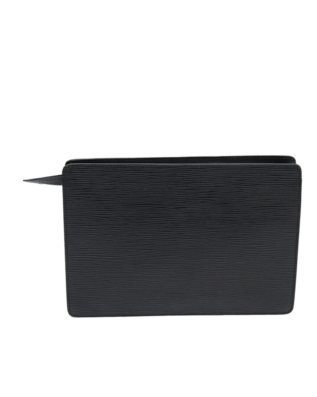 Louis Vuitton Pochette Jour Black Epi Leather Clutch