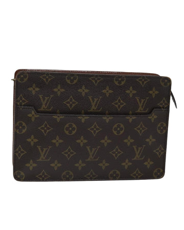 LOUIS VUITTON PorteDocuments Voyage Monogram Canvas Clutch