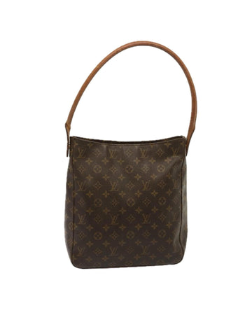 Monogram Canvas Shoulder Bag with Looping Handle