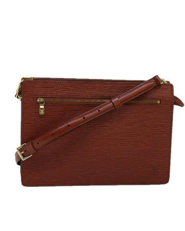 Louis Vuitton Pochette Metis Epi Leather Shoulder Bag - Brown