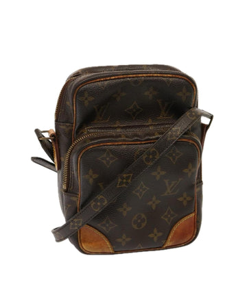 LOUIS VUITTON Pochette Voyage Monogram Canvas Shoulder Bag Brown