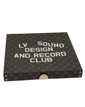 LOUIS VUITTON Sound Design and Record Club Canvas Record Box