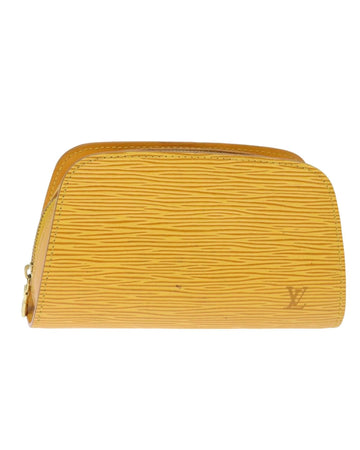 Epi Leather Dauphine PM Pouch with Flap Closure