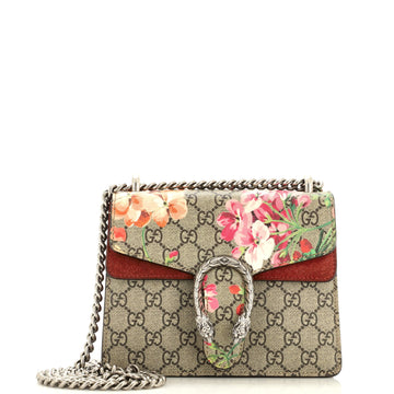 Dionysus Bag Blooms Print GG Coated Canvas Mini