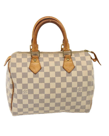 LOUIS VUITTON Damier Ebene Speedy 25 Handbag
