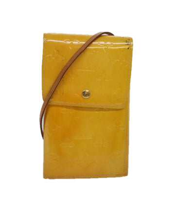 Monogram Vernis Patent Leather Shoulder Wallet with Strap