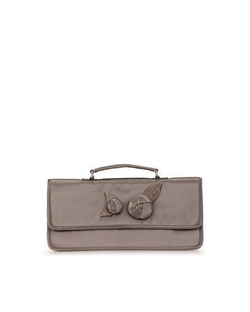 Prada Saffiano Leather Clutch Beige