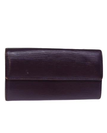 LOUIS VUITTON Epi Leather Zippy Wallet - Purple