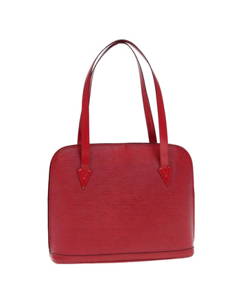 Epi Leather Shoulder Bag with Adjustable Strap