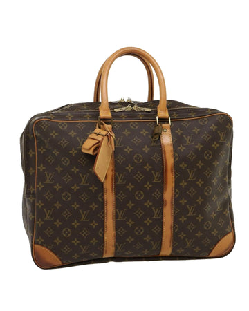 LOUIS VUITTON Keepall 55 Travel Bag Brown Monogram Canvas & Leather