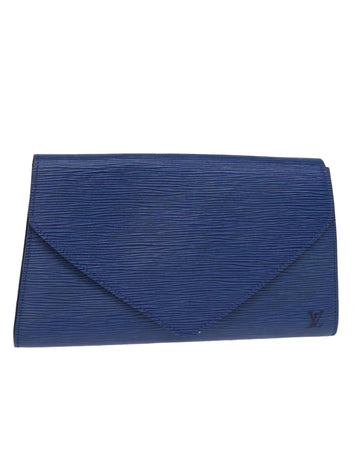 Epi Leather Art Deco Clutch Bag