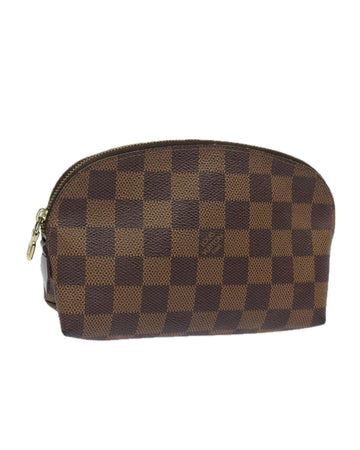 Damier Ebene Canvas Cosmetic Pouch