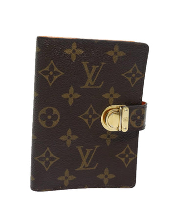Monogram Canvas Day Planner Cover with Koala Closure