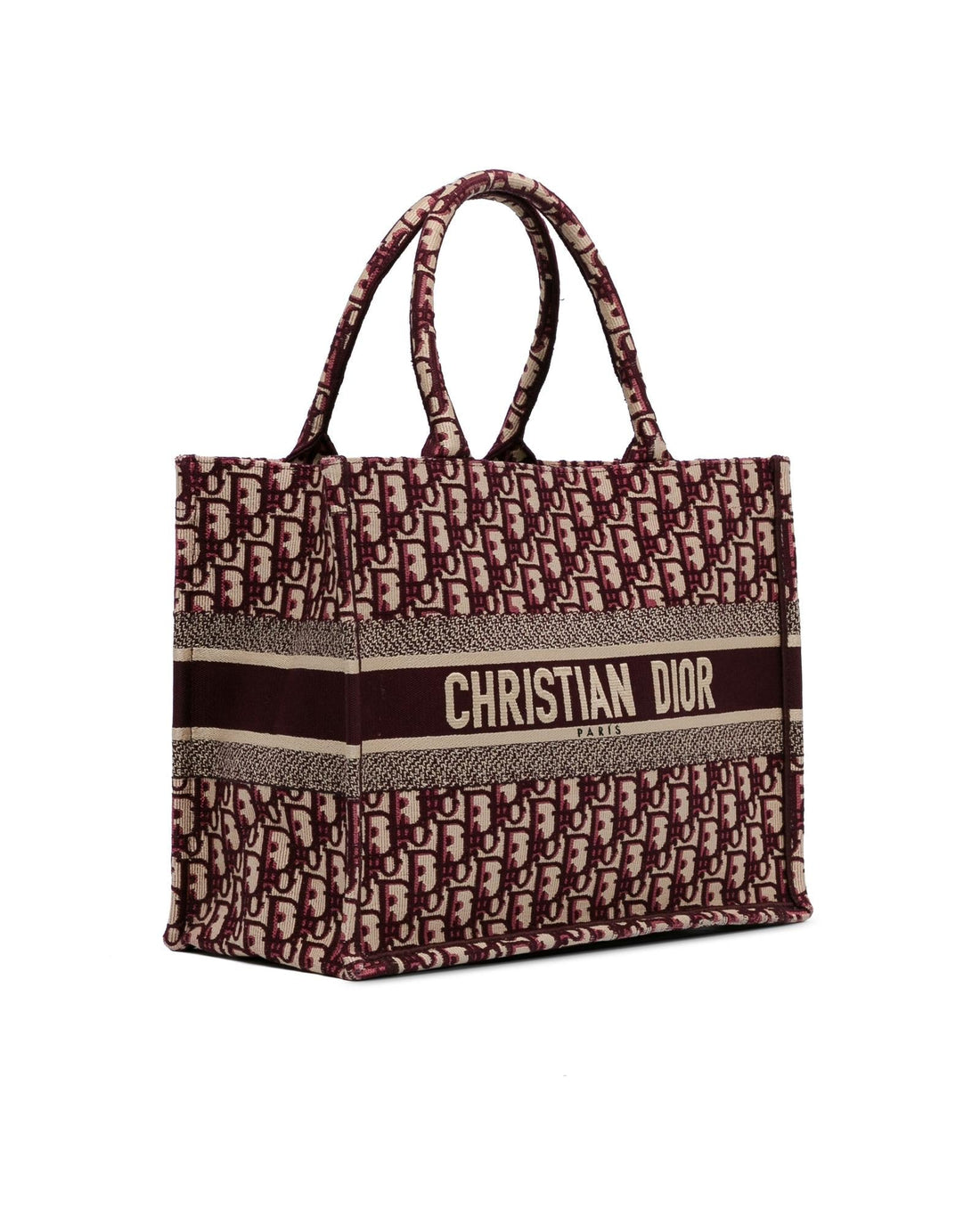Medium Canvas Book Tote with Rolled Handles