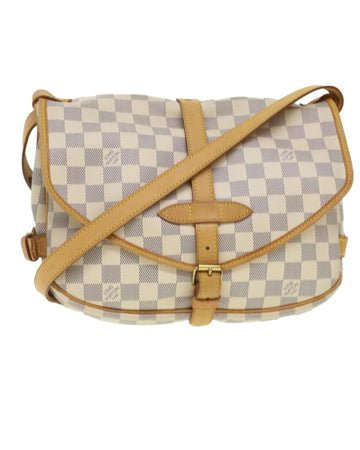 Damier Azur Saumur 30 Shoulder Bag