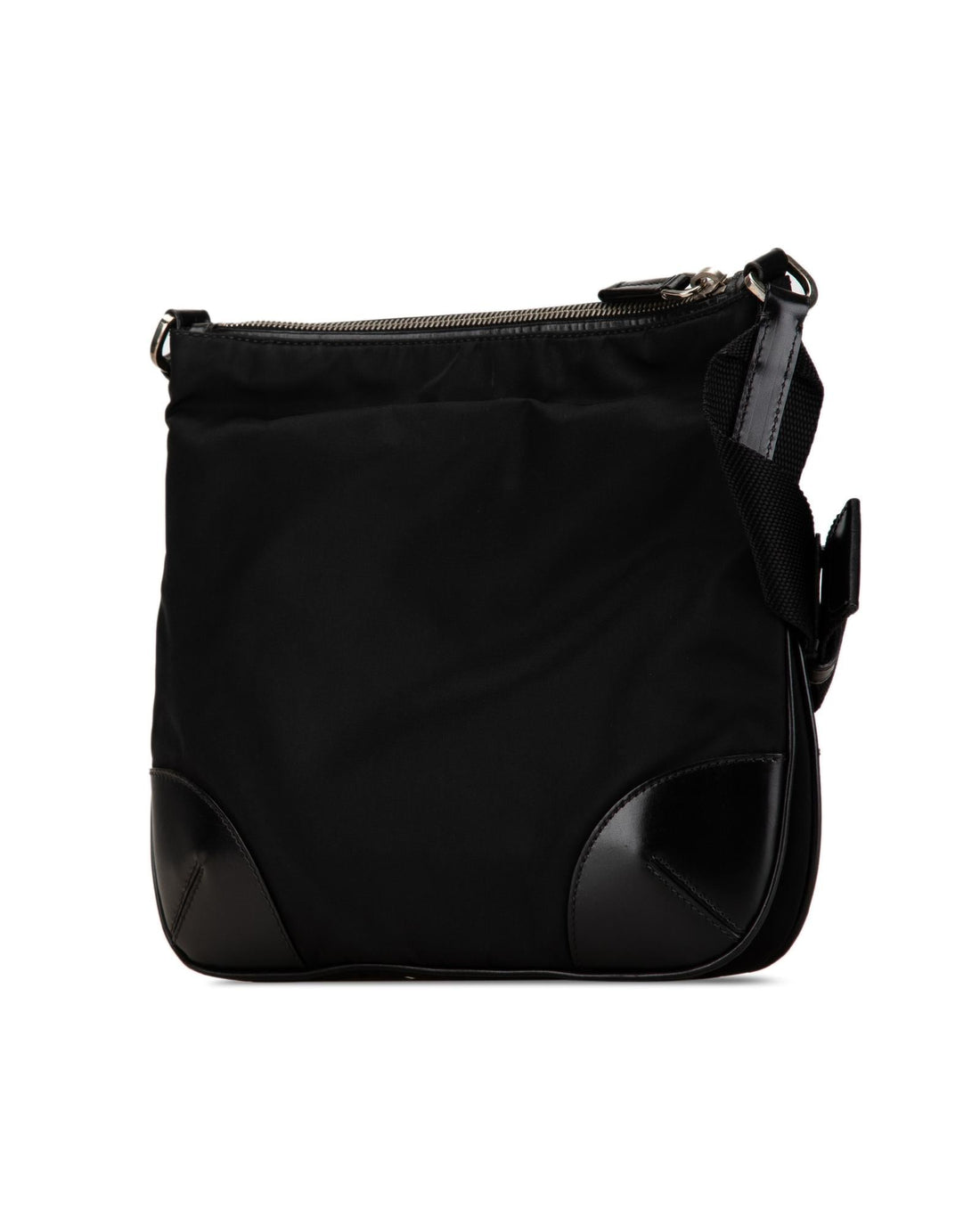 Prada Black Nylon Crossbody Tote Bag