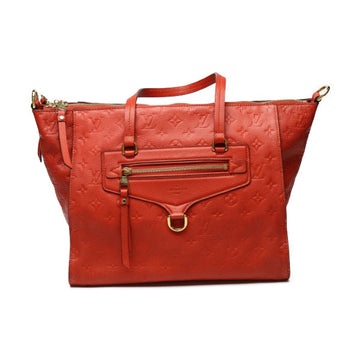 LOUIS VUITTON Tote Bag M50048 Monogram Ann Platt Red Bastille MM Monogram Unplant ABRICO Shoulder Bag Women Used