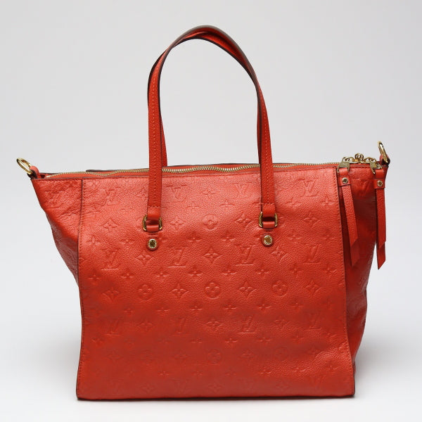 LOUIS VUITTON Tote Bag M50048 Monogram Ann Platt Red Bastille MM Monogram Unplant ABRICO Shoulder Bag Women Used