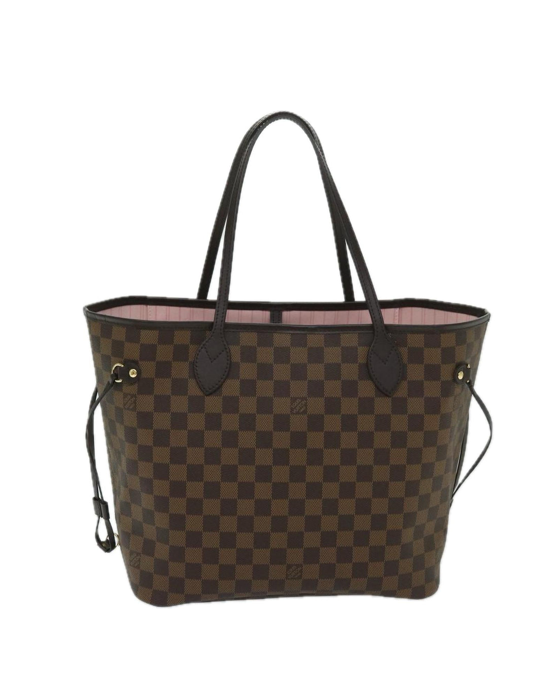 Damier Ebene Neverfull Tote Bag with Dust Bag and Pouch