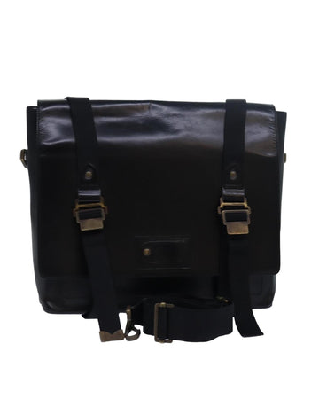 Nomade Leather Hussars Shoulder Bag with Adjustable Strap