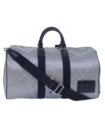 Monogram Canvas Keepall Bandouliere with Shoulder Strap and Accessories