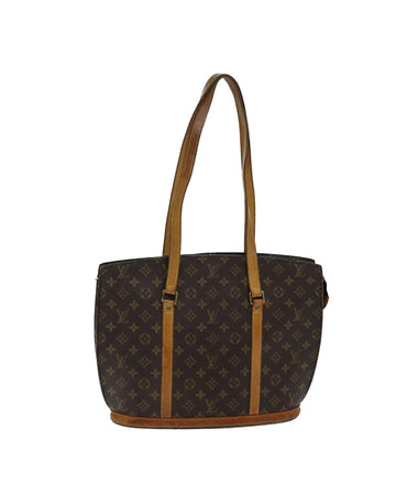 Monogram Canvas Babylone Tote Bag with Leather Trim