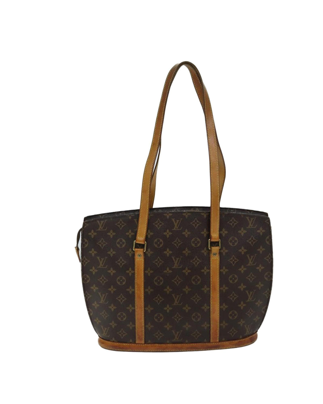 Monogram Canvas Babylone Tote Bag with Leather Trim