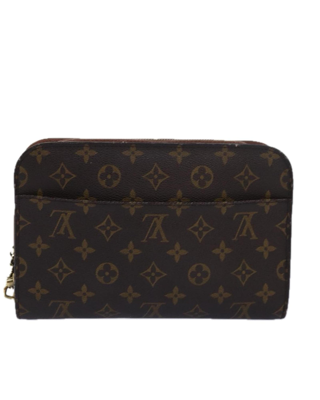 Monogram Canvas Clutch Bag with  Vintage Appeal