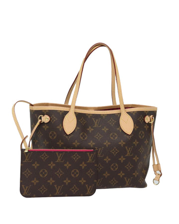Monogram Canvas Tote Bag with Dust Bag and Pouch