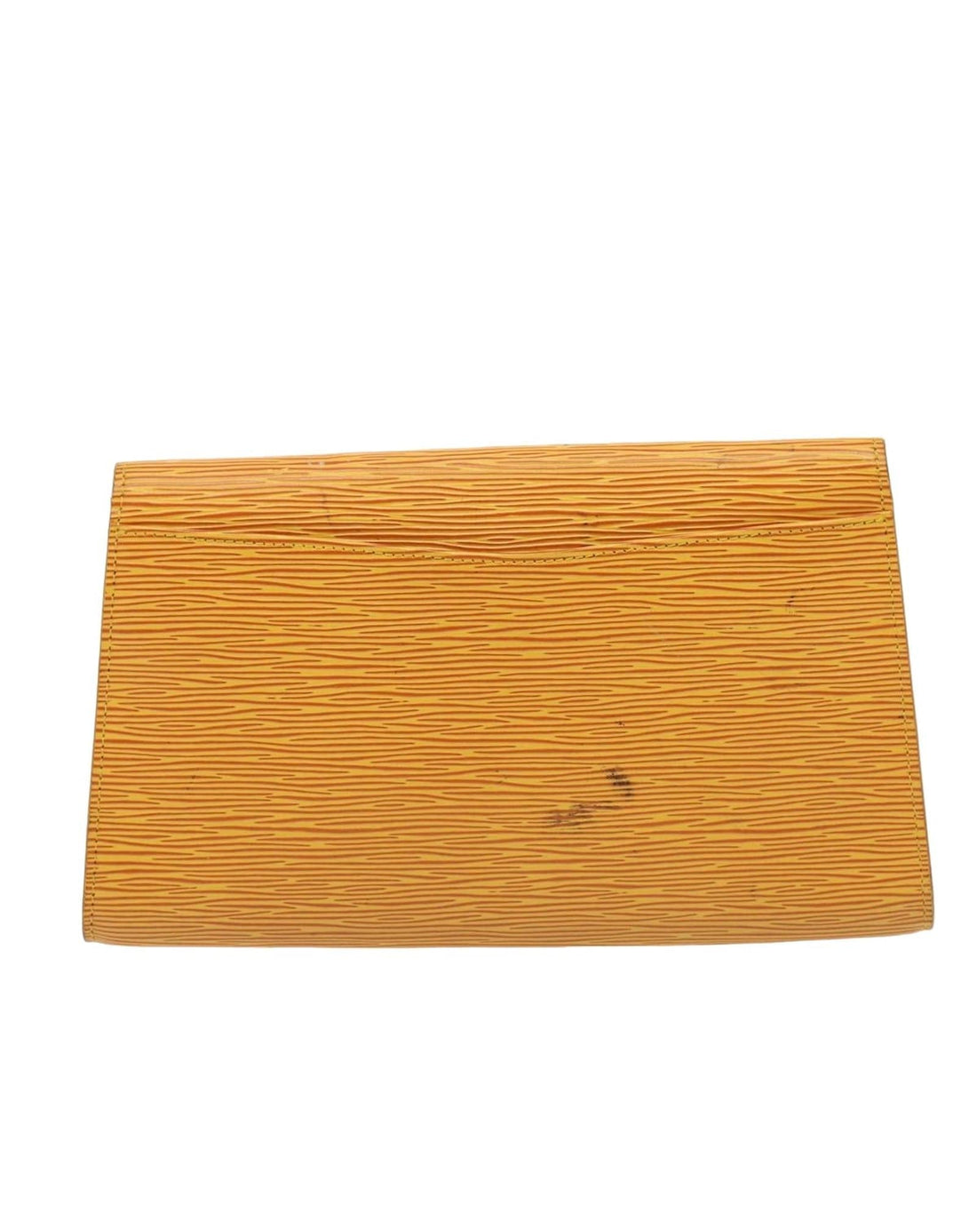 Epi Art Deco Clutch Bag with Button Closure
