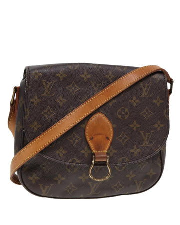 Monogram Canvas Shoulder Bag with Adjustable Strap