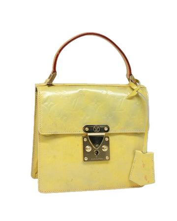 Monogram Vernis Patent Leather Hand Bag with Key and Clochette