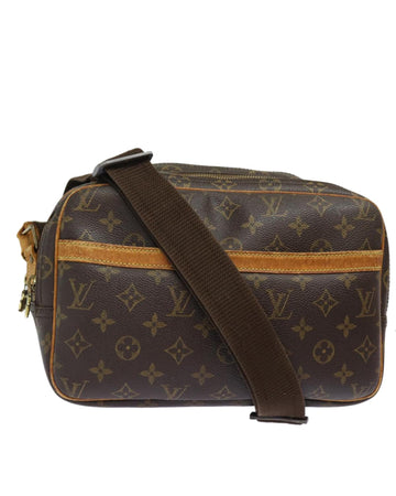 Monogram Canvas Reporter PM Shoulder Bag with Adjustable Strap