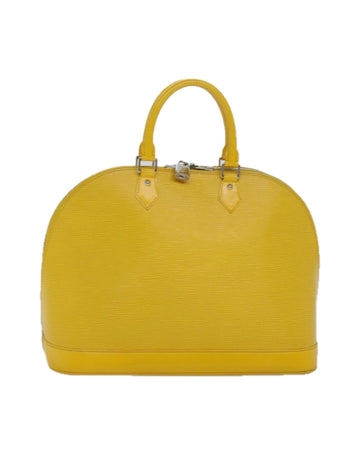Epi Leather Alma GM Hand Bag with Padlock and Key