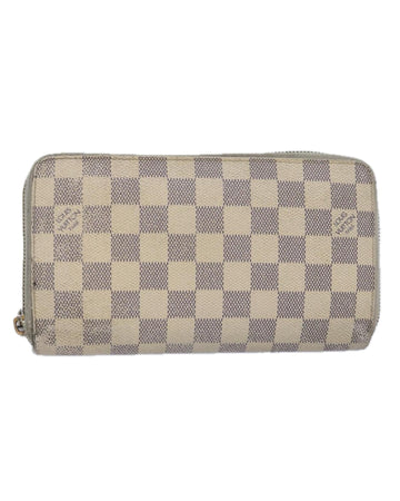 Damier Azur Canvas Long Wallet with Multiple Compartments