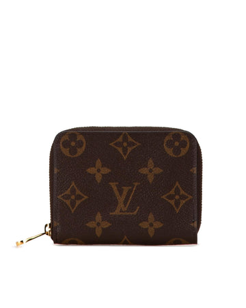 Monogram Canvas Zip-Around Coin Purse with Interior Slip Pockets