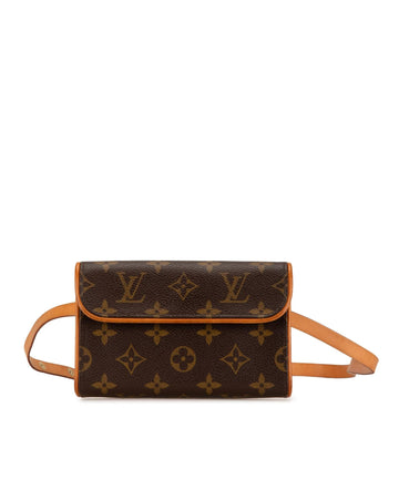 Monogram Canvas Pochette with Vachetta Leather Trim