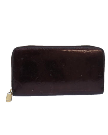 Monogram Vernis Zippy Patent Leather Wallet with Multiple Pockets