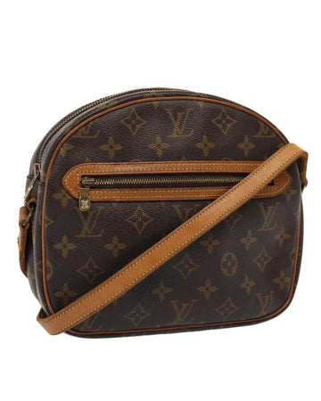 Monogram Canvas Shoulder Bag with Adjustable Strap