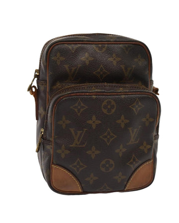 Monogram Canvas Shoulder Bag with Adjustable Strap